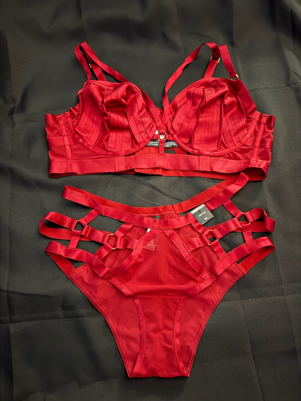 NWT Torrid Curve Red Sexy Bra Set